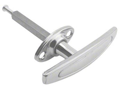 Outside Door Handle - Right Or Left - Stainless Steel - Ford Open Car Except Cabriolet