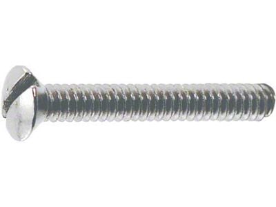 Oval Head Machine Screw - 6/32 X 1 - Slotted