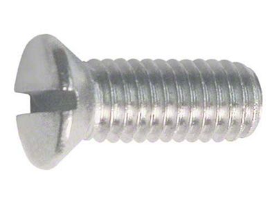 Oval Head Machine Screw - Slotted - 10/32 X 1/2 - 8 Head -Stainless Steel