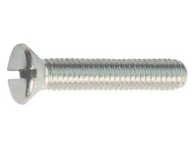 Oval Head Machine Screw - Slotted - 10/32 X 1 - Stainless Steel