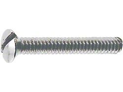 Oval Head Machine Screw - Slotted - 6-32 X 1