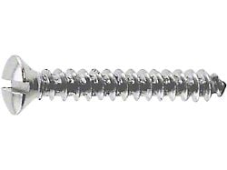 Oval Head Sheet Metal Screw - Slotted - 6 X 1