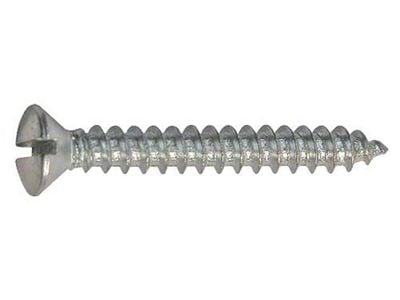 Oval Head Sheet Metal Screw - Slotted - 8 X 1-1/4