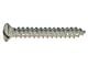 Oval Head Sheet Metal Screw - Slotted - 8 X 1-1/4 - 6 Head