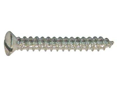 Oval Head Sheet Metal Screw - Slotted - 8 X 1-1/4 - 6 Head