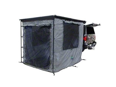 Overland Vehicle Systems HD Nomadic 2.0 Awning Room Enclosure; Grey with Green Trim (Universal; Some Adaptation May Be Required)