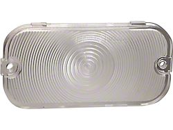 Parking Light Lens with Ford Script; Clear (61-64 Galaxie, Galaxie 500)