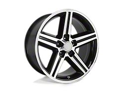 Performance Replicas PR148 Gloss Black Machined Wheel; 17x8; 0mm Offset (82-92 Camaro)