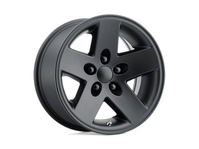 Performance Replicas PR185 Matte Black Wheel; 16x8; 0mm Offset (64-73 Mustang)