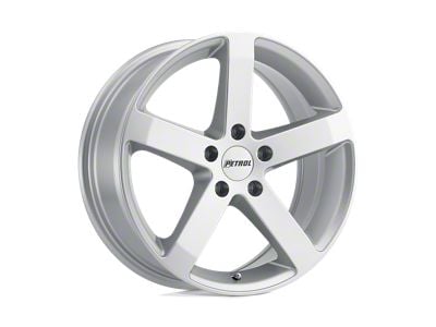 Petrol P3B Gloss Silver Wheel; 15x6.5; 38mm Offset (64-73 Mustang)