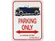 Phaeton Parking Only Sign