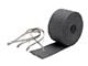 Pipe Wrap & Locking Ties Kit - Black - 2 in x 25 ft