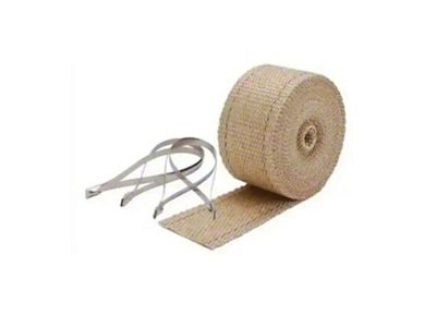 Pipe Wrap & Locking Ties Kit - Tan - 2 in x 25 ft