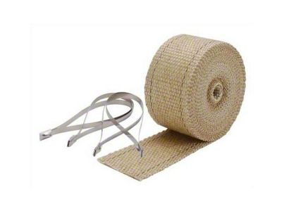 Pipe Wrap & Locking Ties Kit - Tan - 2 in x 25 ft