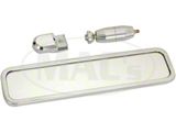 Polished Aluminum Universal Rear View Mirror