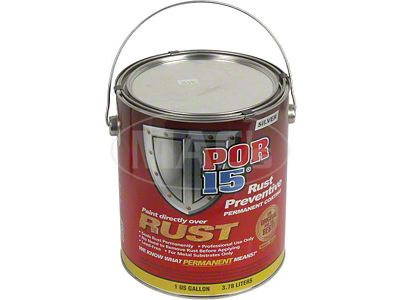 Por-15r Rust Paint Silver -Gallon