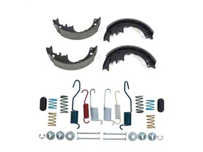 PowerStop Autospecialty Drum Brake Shoes with Hardware; Rear (67-81 Camaro w/ Rear Drum Brakes)