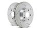 PowerStop Evolution Cross-Drilled and Slotted Rotors; Rear Pair (1969 Camaro Z28 w/ Rear Disc Brakes)