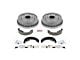 PowerStop OE Replacement Brake Drum and Pad Kit; Rear (85-92 Camaro w/ Rear Drum Brakes)