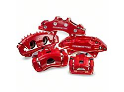 PowerStop Performance Front Brake Calipers; Red (82-92 Camaro w/o Performance Package)