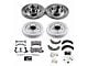 PowerStop Z26 Street Warrior Brake Rotor, Drum and Pad Kit; Front and Rear (82-83 Camaro w/ Rear Drum Brakes)