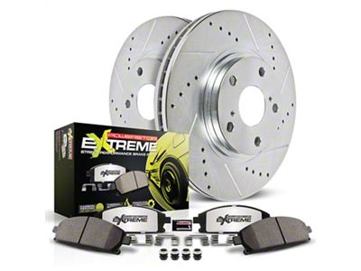 PowerStop Z26 Street Warrior Brake Rotor and Pad Kit; Rear (1969 Camaro Z28 w/ Rear Disc Brakes)