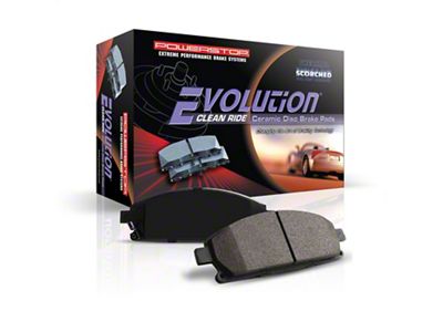 PowerStop Z16 Evolution Clean Ride Ceramic Brake Pads; Rear Pair (88-96 Corvette C4)