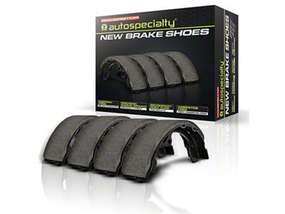 PowerStop Autospecialty Drum Brake Shoes; Rear (82-97 Firebird w/ Rear Drum Brakes)