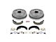 PowerStop OE Replacement Brake Drum and Pad Kit; Rear (82-83 Firebird w/ Rear Drum Brakes)