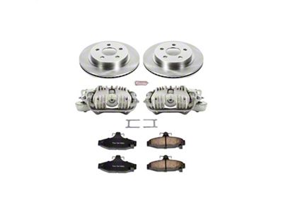 PowerStop OE Replacement Brake Rotor, Pad and Caliper Kit; Rear (93-97 Firebird w/ Rear Disc Brakes)