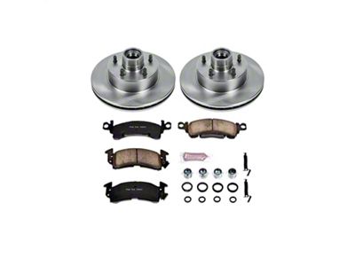 PowerStop OE Replacement Brake Rotor and Pad Kit; Front (70-78 Firebird)