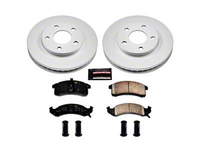 PowerStop Z17 Evolution Plus Brake Rotor and Pad Kit; Front (1993 Firebird)