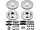 PowerStop Z17 Evolution Plus Brake Rotor and Pad Kit; Front and Rear (98-02 Firebird)