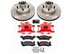 PowerStop Z23 Evolution Brake Rotor, Pad and Caliper Kit; Front (79-81 Firebird)