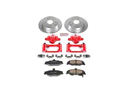 PowerStop Z23 Evolution Brake Rotor, Pad and Caliper Kit; Rear (98-02 Firebird)