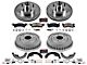 PowerStop Z23 Evolution Sport Brake Rotor, Drum and Pad Kit; Front and Rear (74-78 Firebird)