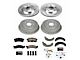 PowerStop Z23 Evolution Sport Brake Rotor, Drum and Pad Kit; Front and Rear (94-97 Firebird w/ Rear Drum Brakes)