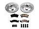 PowerStop Z23 Evolution Sport Brake Rotor and Pad Kit; Front (1993 Firebird)