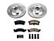 PowerStop Z23 Evolution Sport Brake Rotor and Pad Kit; Front (94-97 Firebird)