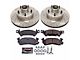 PowerStop Z23 Evolution Sport Brake Rotor and Pad Kit; Front (79-81 Firebird)