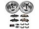 PowerStop Z23 Evolution Sport Brake Rotor and Pad Kit; Rear (98-02 Firebird)