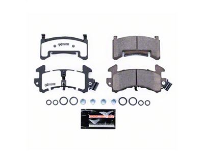 PowerStop Z26 Street Performance Carbon-Fiber Ceramic Brake Pads; Front Pair (90-92 Firebird w/o Performance Package)