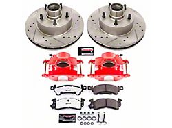 PowerStop Z26 Street Warrior Brake Rotor, Pad and Caliper Kit; Front (79-81 Firebird)