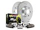 PowerStop Z26 Street Warrior Brake Rotor and Pad Kit; Front (82-92 Firebird w/o Performance Package)