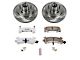 PowerStop Z26 Street Warrior Brake Rotor and Pad Kit; Front (82-92 Firebird w/o Performance Package)