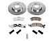 PowerStop Z26 Street Warrior Brake Rotor and Pad Kit; Front (94-97 Firebird)