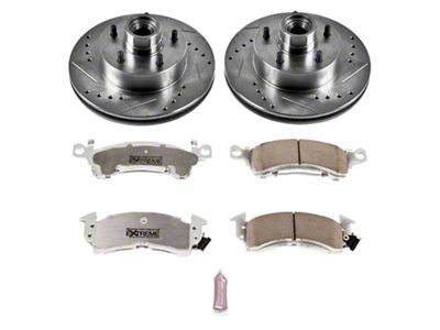 PowerStop Z26 Street Warrior Brake Rotor and Pad Kit; Front (70-78 Firebird)