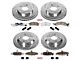 PowerStop Z26 Street Warrior Brake Rotor and Pad Kit; Front and Rear (94-97 Firebird w/ Rear Disc Brakes)