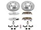 PowerStop Z26 Street Warrior Brake Rotor and Pad Kit; Rear (98-02 Firebird)