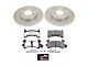 PowerStop Z26 Street Warrior Brake Rotor and Pad Kit; Rear (79-81 Firebird w/ Rear Disc Brakes)